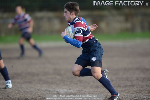 2013-11-17 ASRugby Milano-Iride Cologno Rugby 0239